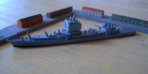 Kreuzer "Long Beach" defekt (1 St.) USA 1963 Hansa S 70-1